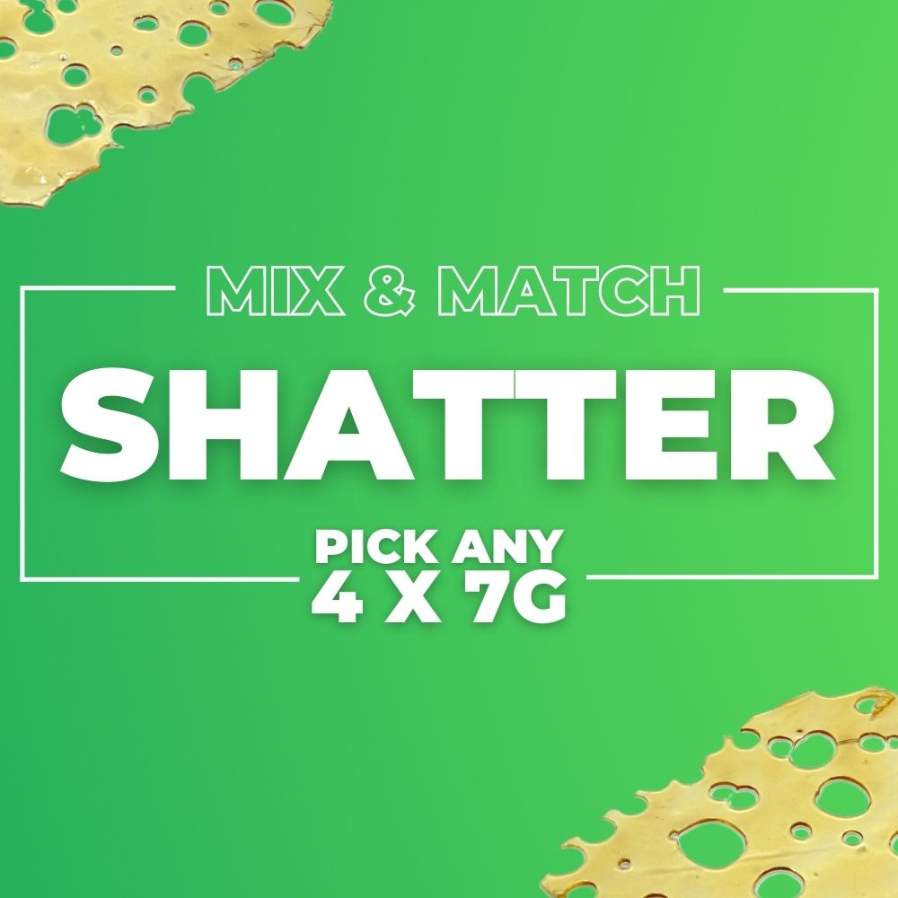 Concentrates Mix & Match – Shatter 28g (4 x 7g)