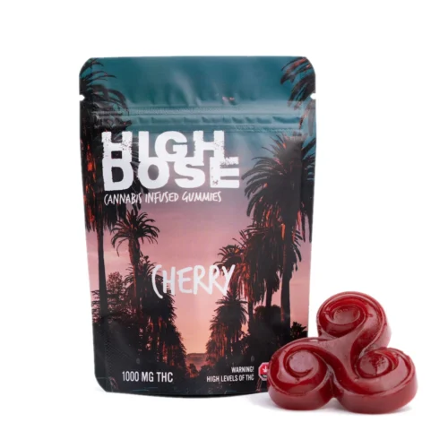 High Dose – Cherry THC Gummy 1000mg