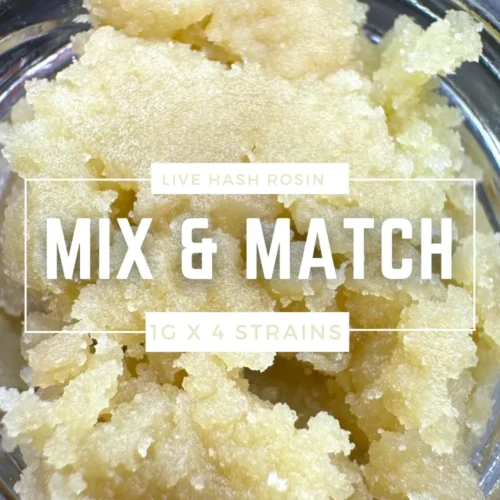 Mix N’ Match – Live Hash Rosin (Sampler Pack)