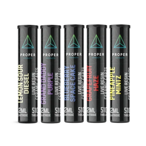 Proper Extracts 2mL Live Resin Vape Carts