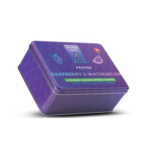 Raspberry & Watermelon Mini Bites (2400mg THC) – Proper Extracts