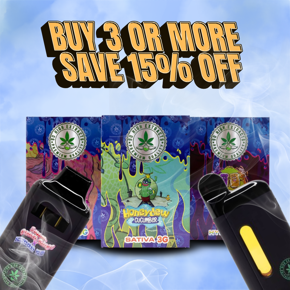 So High Extracts 5mL Disposable Vape Pen Bundle