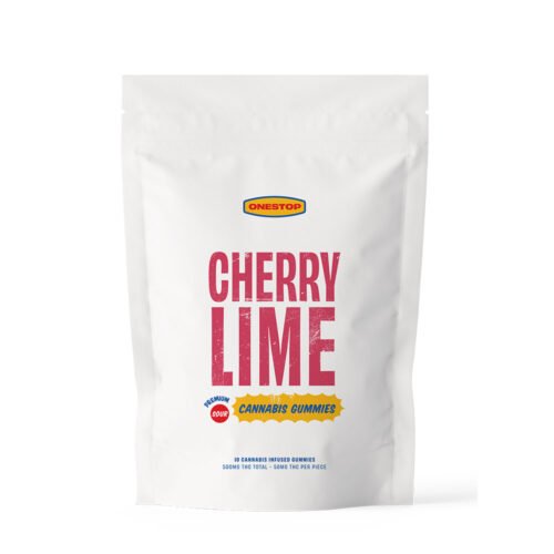 Sour Cherry Lime (500mg THC) – One Stop