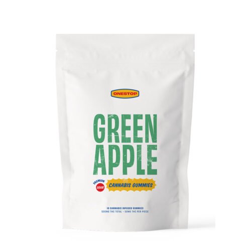 Sour Green Apple (500mg THC) – One Stop