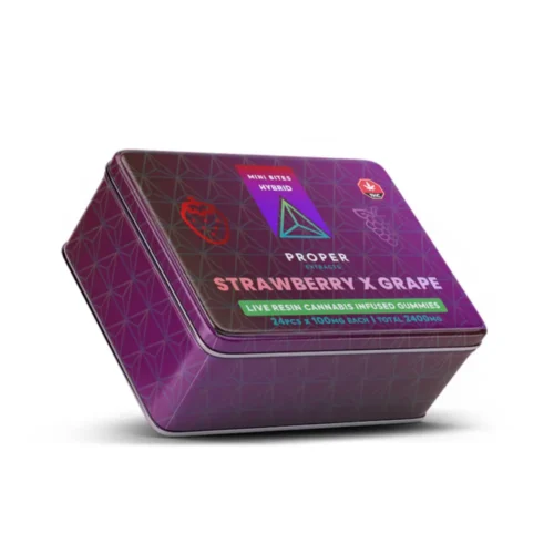 Strawberry & Grape Mini Bites (2400mg THC) – Proper Extracts