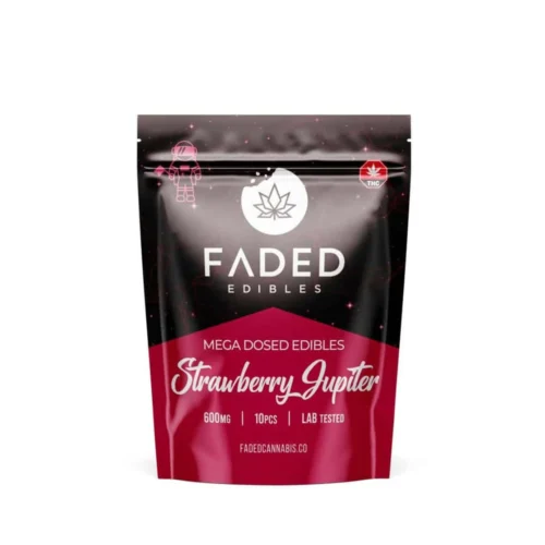 Strawberry Jupiter Astronauts (600mg THC) – Faded Cannabis Co.