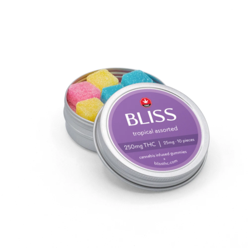 Tropical Assorted (250mg THC) – Bliss