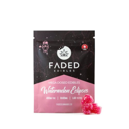 Watermelon Eclipses Astronauts (600mg THC) – Faded Cannabis Co.